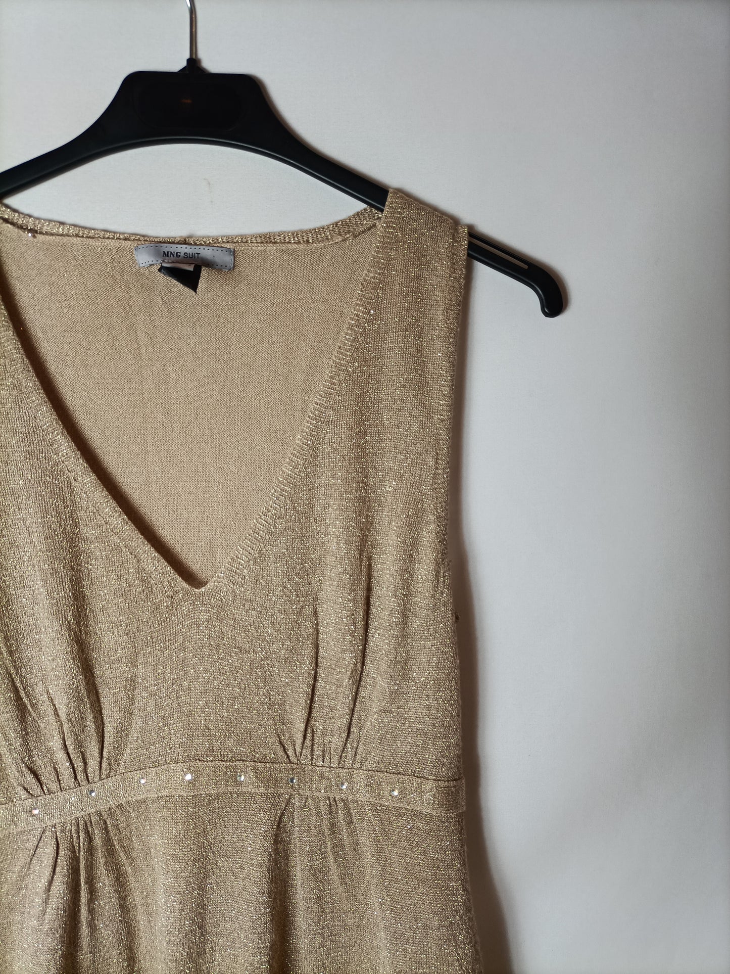 MANGO. Top dorado. T S