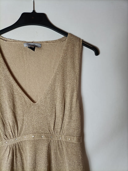 MANGO. Top dorado. T S