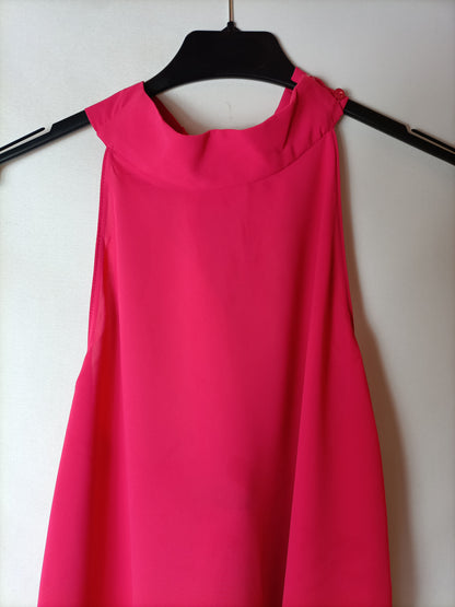 ZARA. Fuchsia pink halterneck top. TM