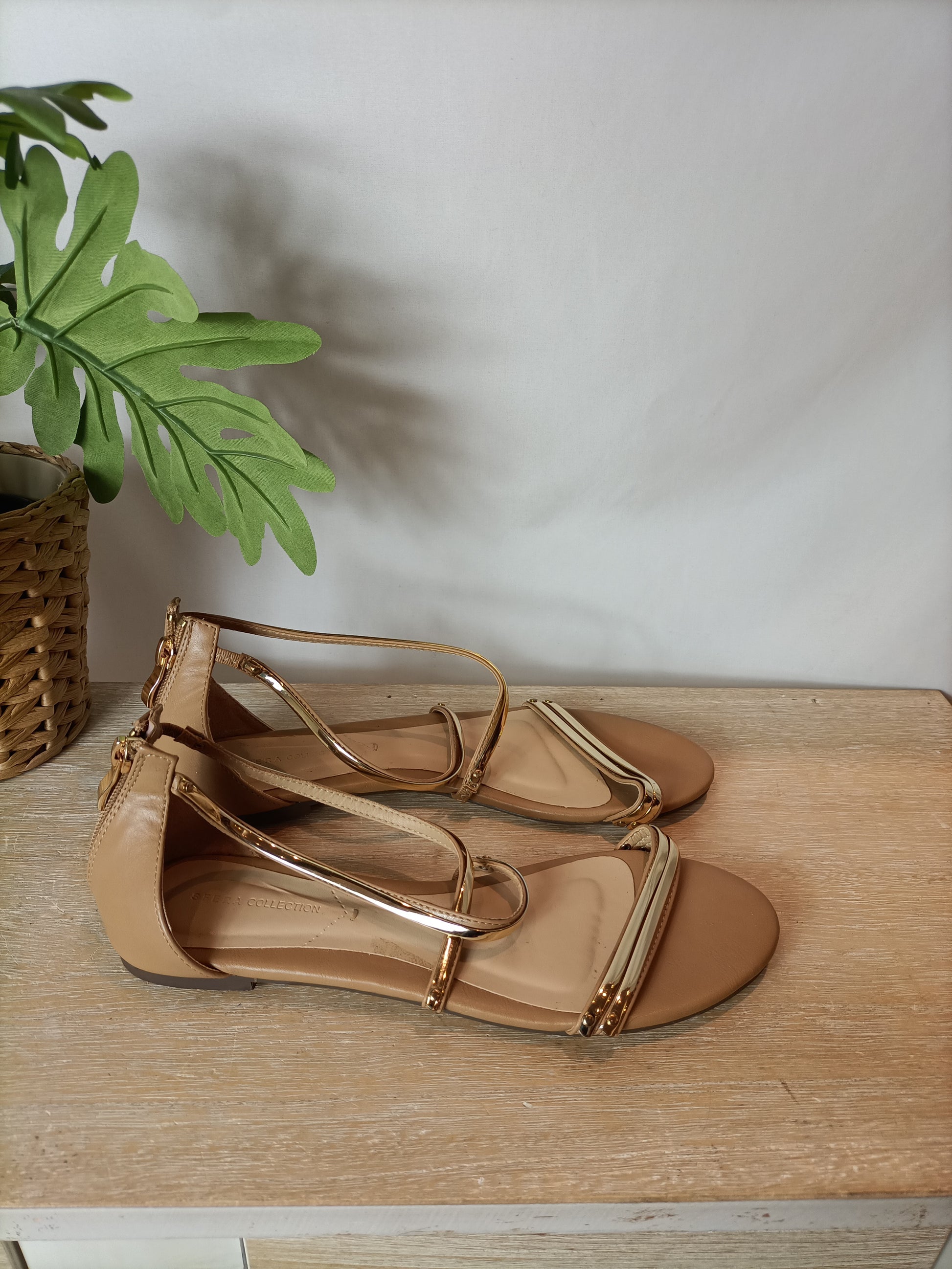 Sandalias Planas Sfera Sandalias Tacon Sandalia Tira T 39 – Hibuy