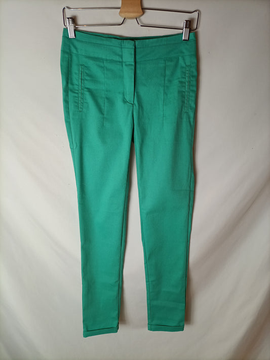 LEFTIES. Green skinny pants, size 34