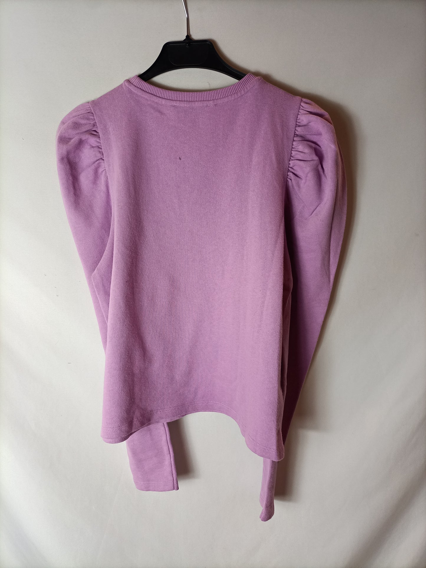 PULL&BEAR. Sudadera  rosa mangas T.s