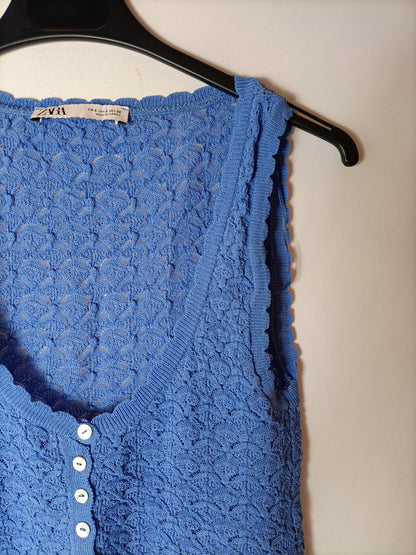 ZARA. Top de hilo textura. T S