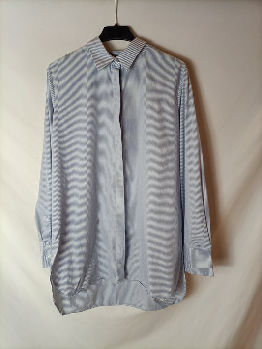 ZARA. Camisa de rayas T.m