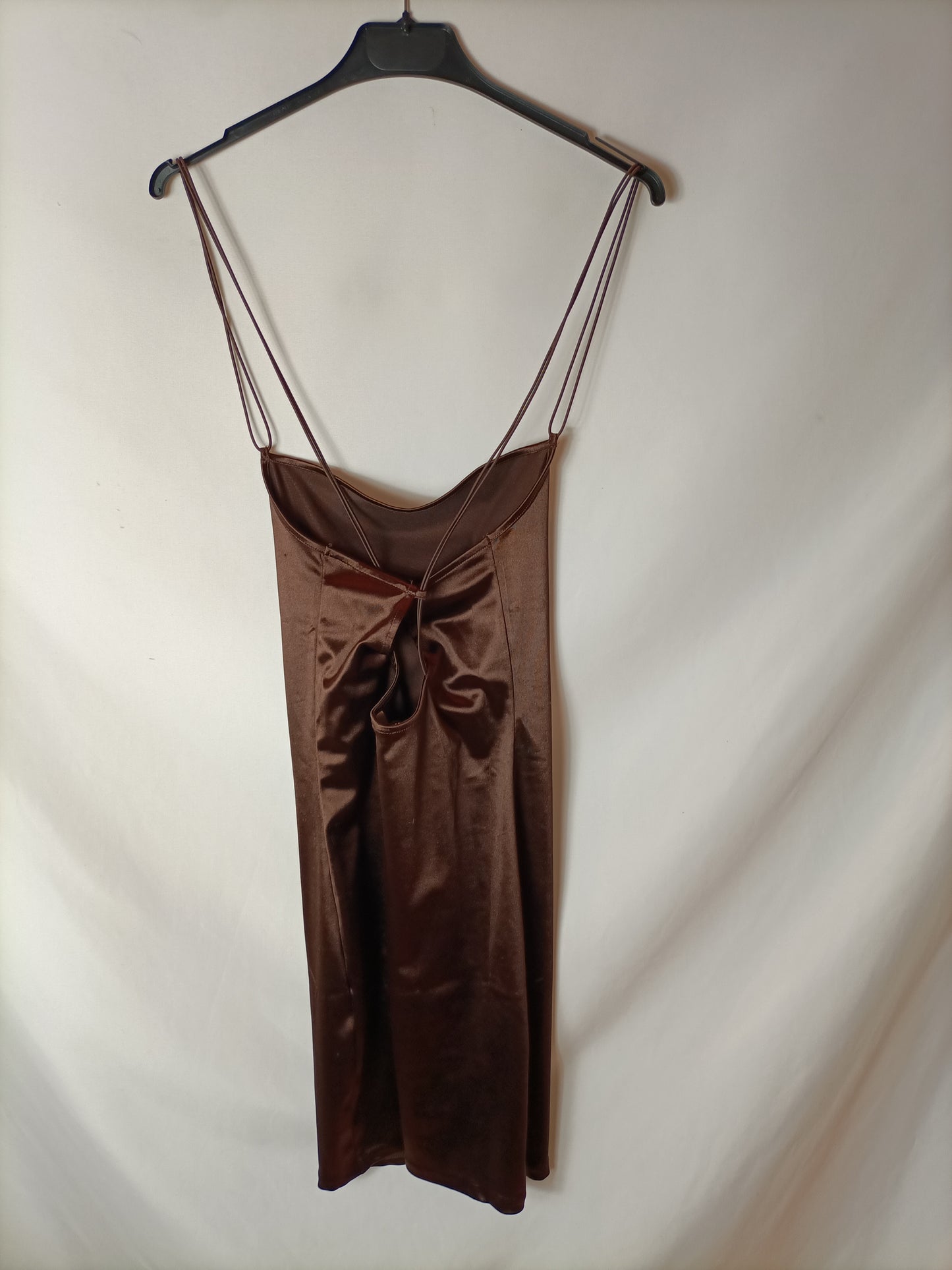 H&amp;M. Brown Lycra Ts Dress