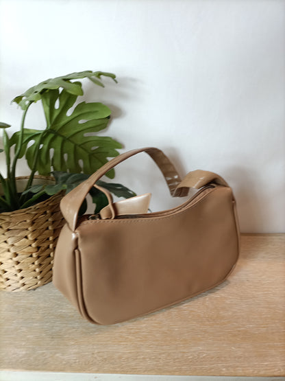 OTHERS. Camel leatherette bag