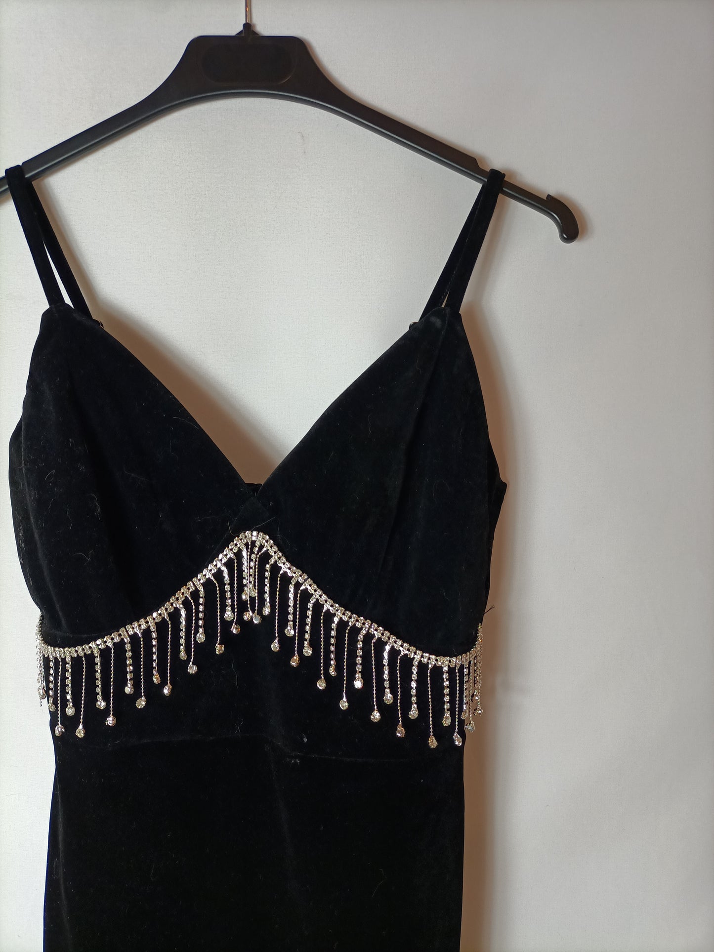 OTHERS. Black velvet Ts dress