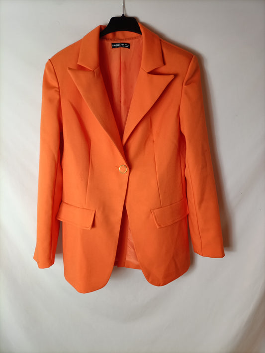 SHEIN. Orange Blazer T.xs