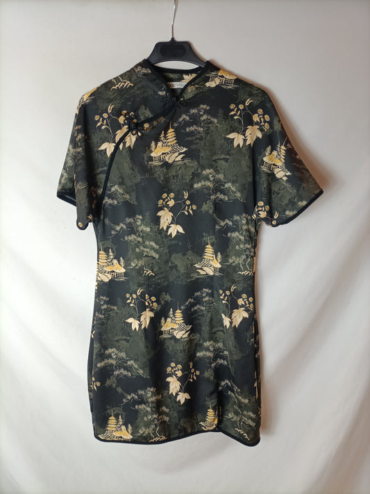 ZARA. Black Chinese Ts dress