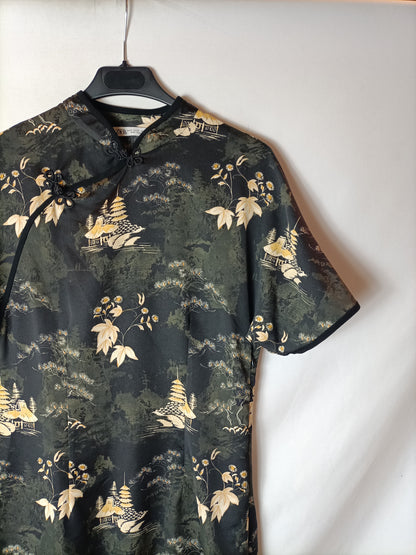 ZARA. Black Chinese Ts dress