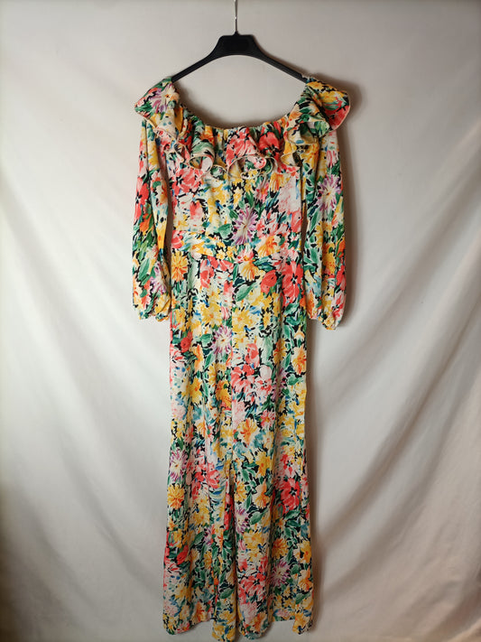 LOAVIES. Flowy floral jumpsuit T.xs