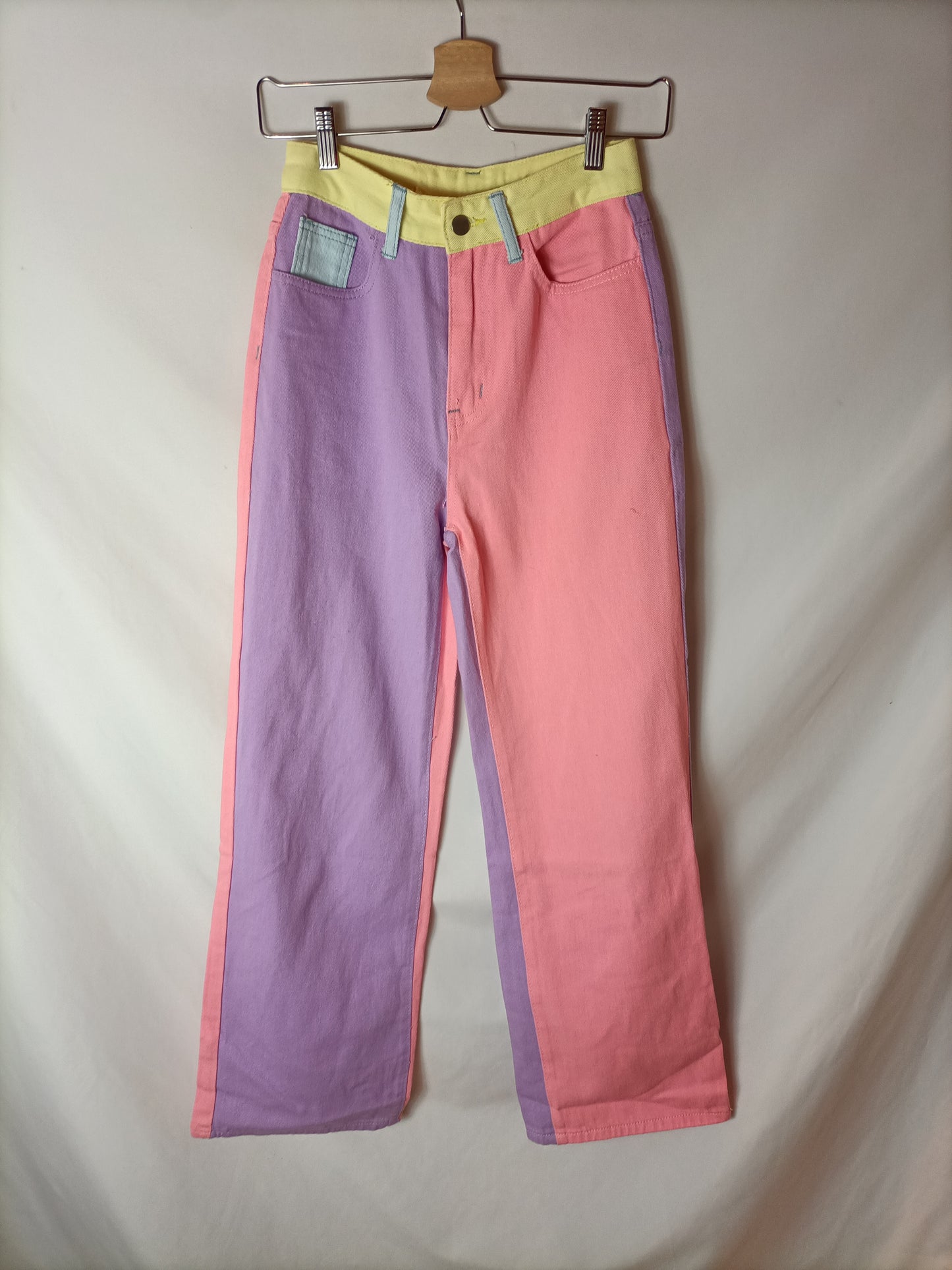 OTRAS. Pantalón denim colores T.34(tara)