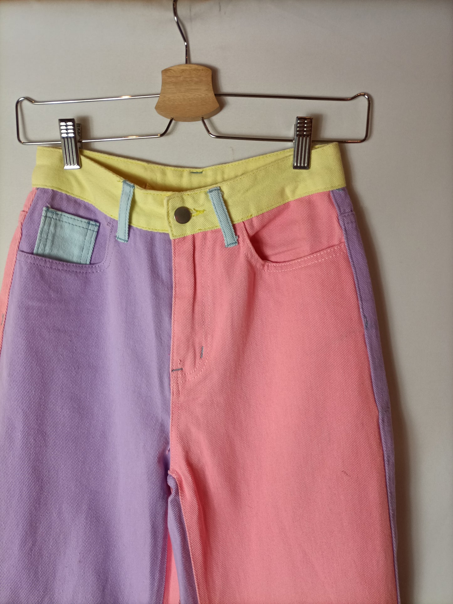 OTRAS. Pantalón denim colores T.34(tara)