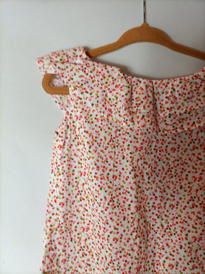 THE LITTLE TURTLE. Floral dress, sizes 2-3 years