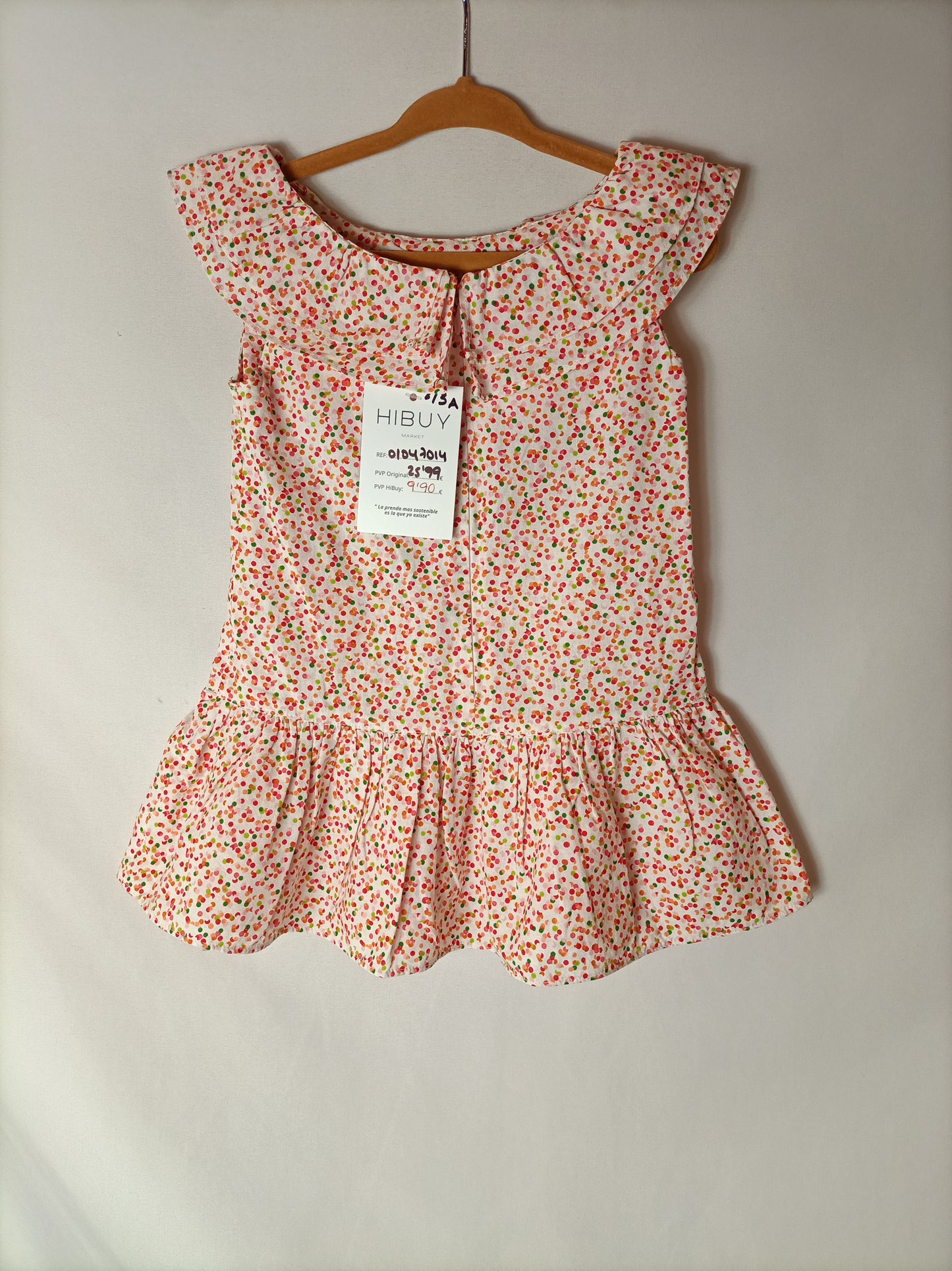 THE LITTLE TURTLE. Floral dress, sizes 2-3 years