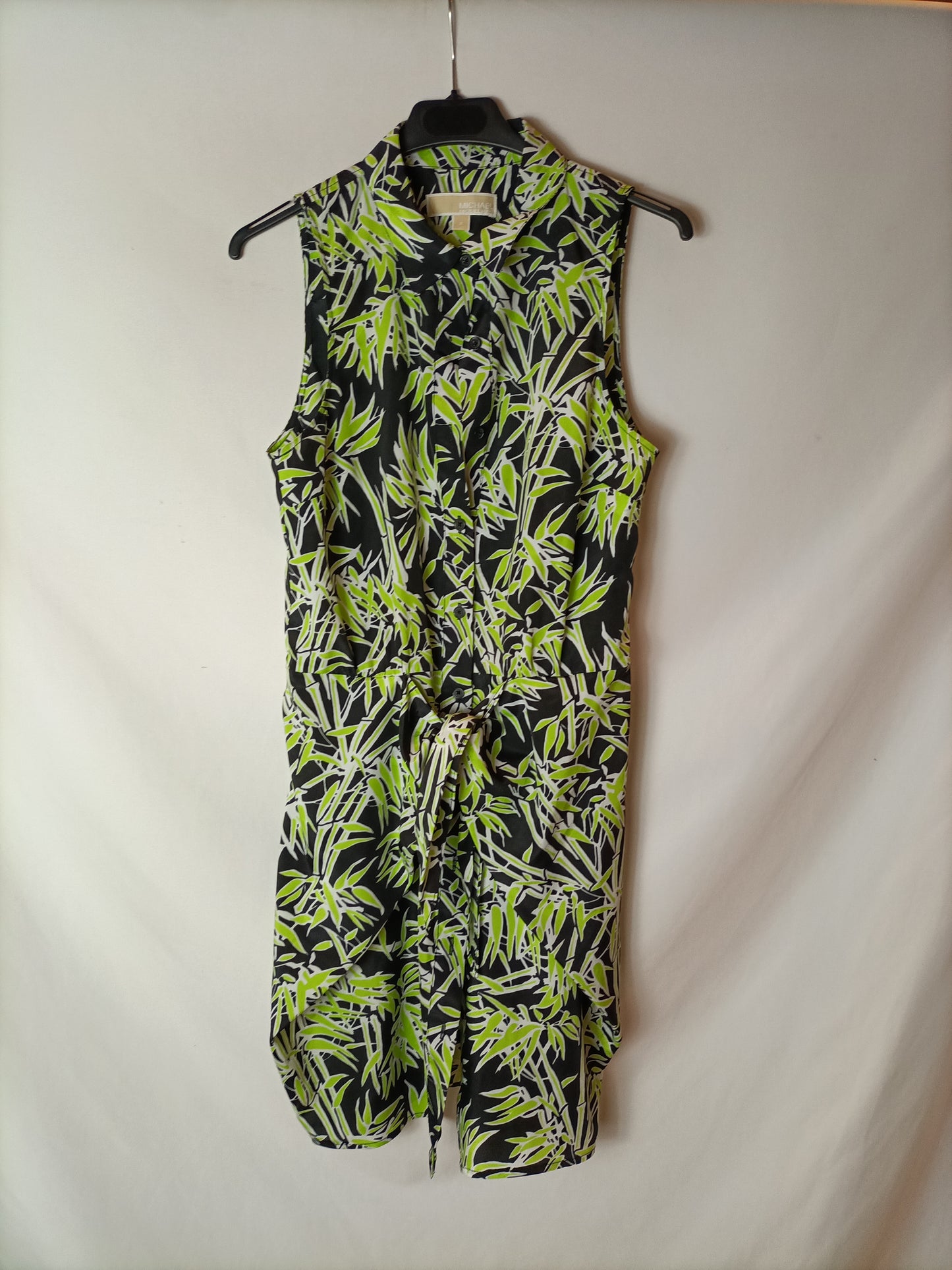 MICHAEL KORS. Printed button-down dress. Size 2 (XS)