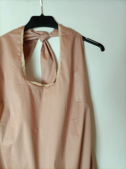 OTHER. Pale pink halterneck midi dress. TM/L