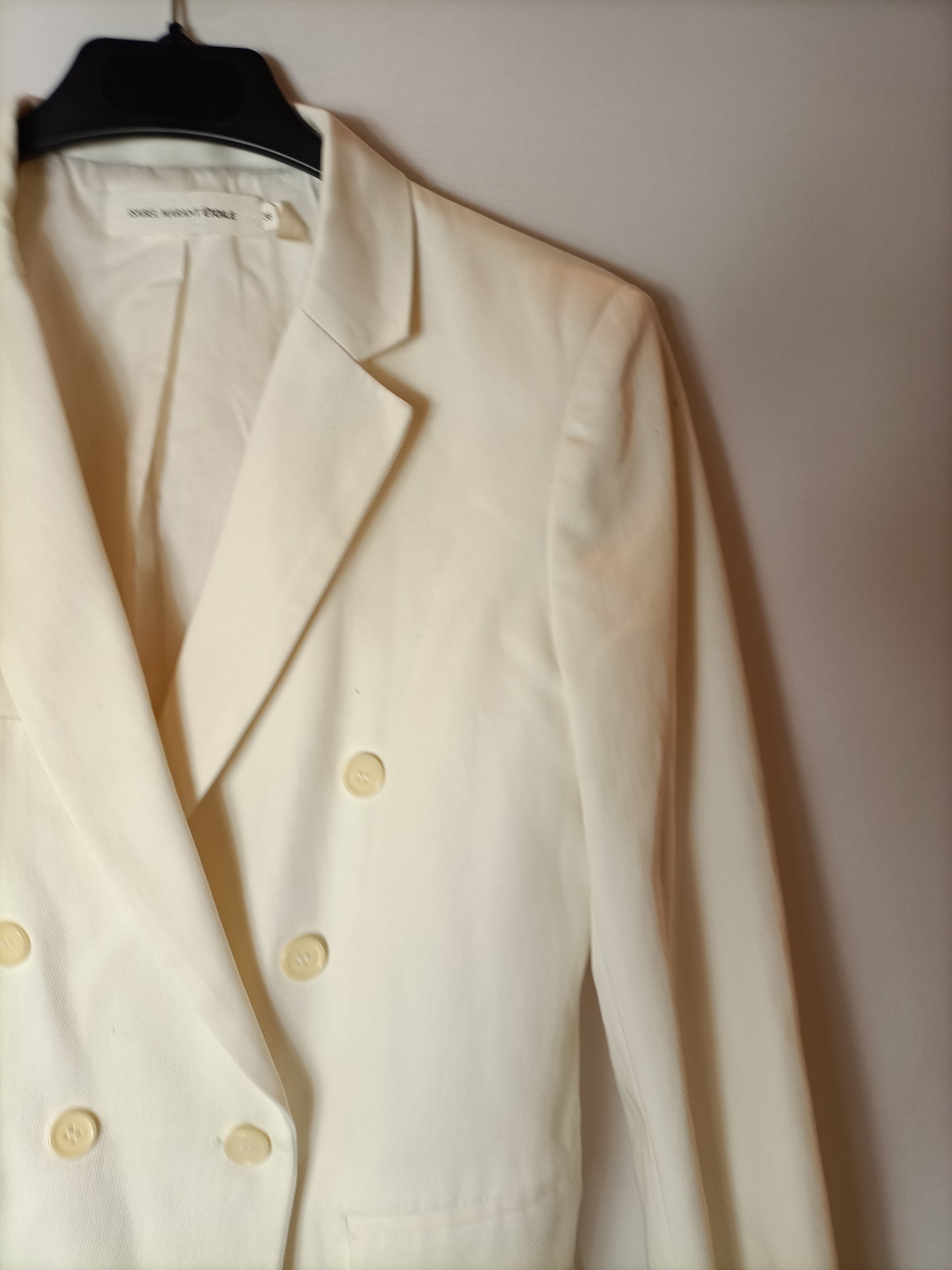 ISABEL MARANT. White button-down jacket. Size 36