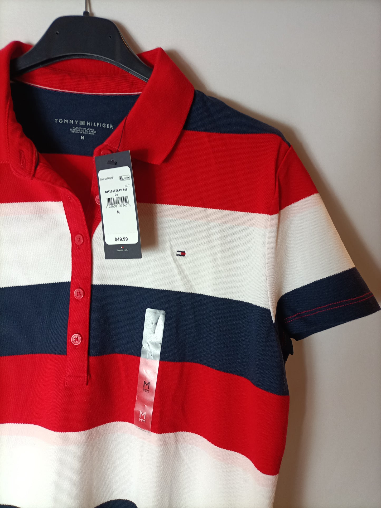 TOMMY HILFIGER. Polo rayas T.m
