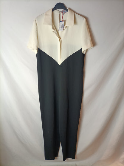 THE GOOSE. Two-tone jumpsuit, size 40