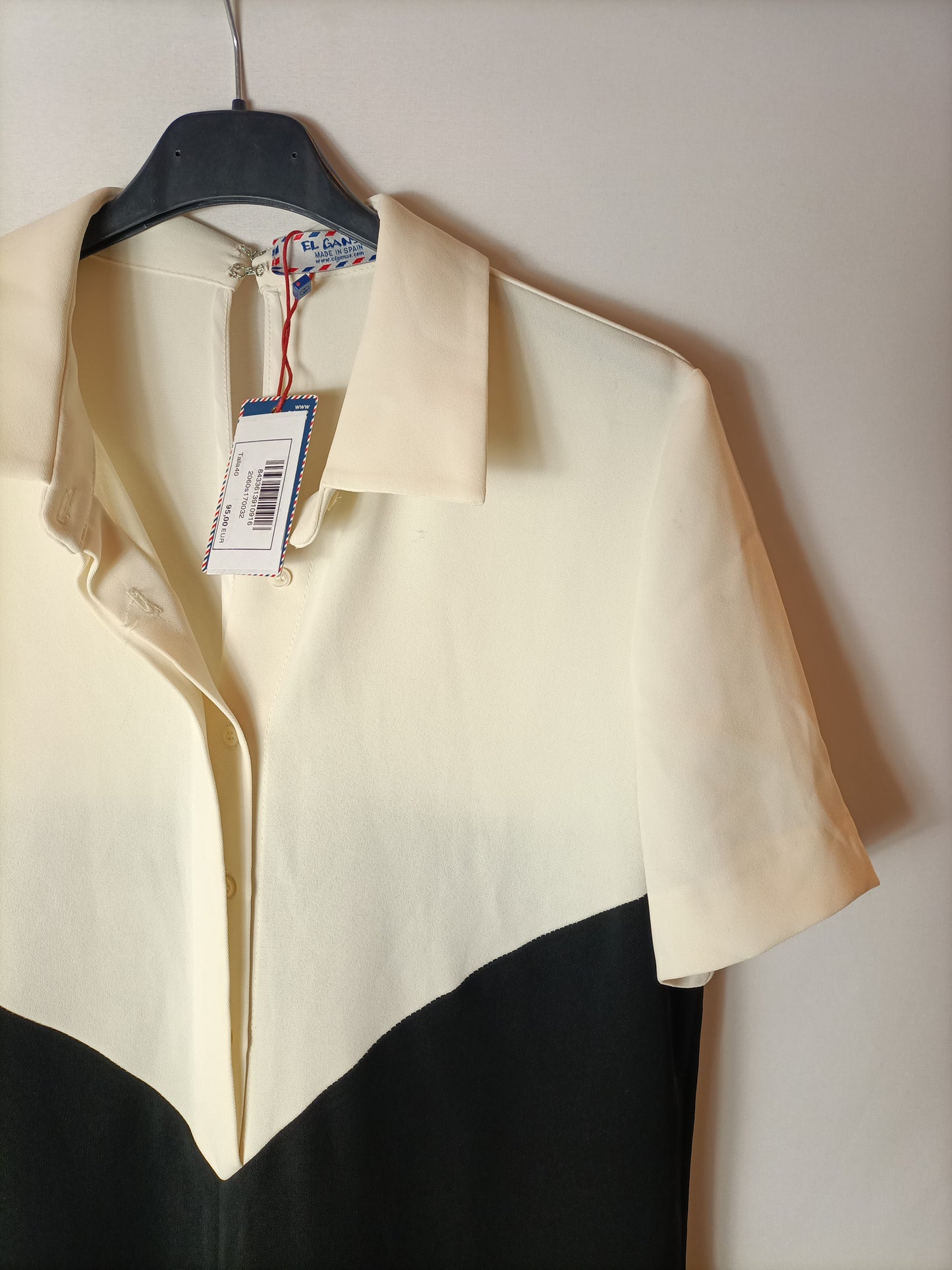 THE GOOSE. Two-tone jumpsuit, size 40