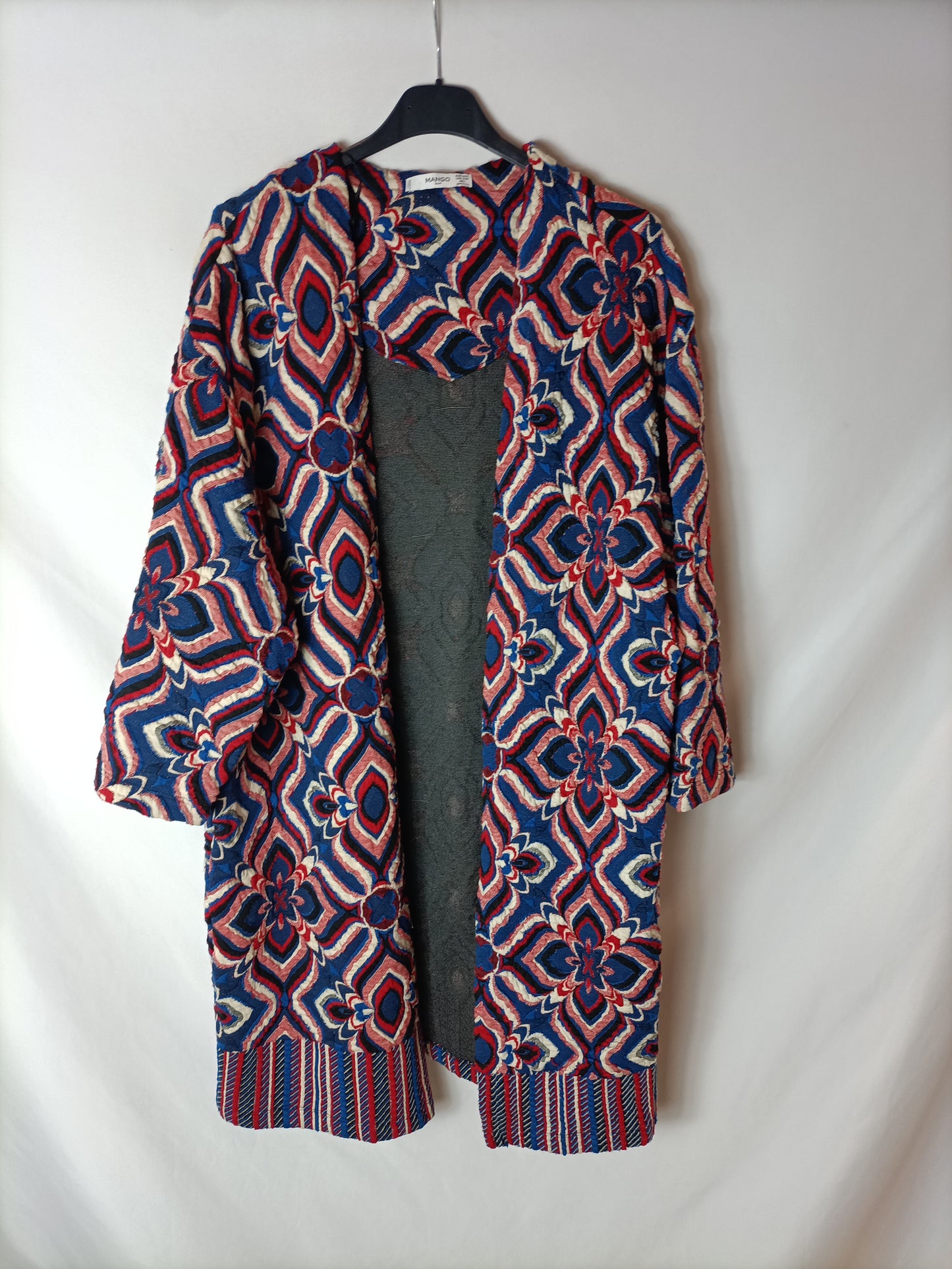 MANGO. Chaqueta estampada textura T.u(s/m)