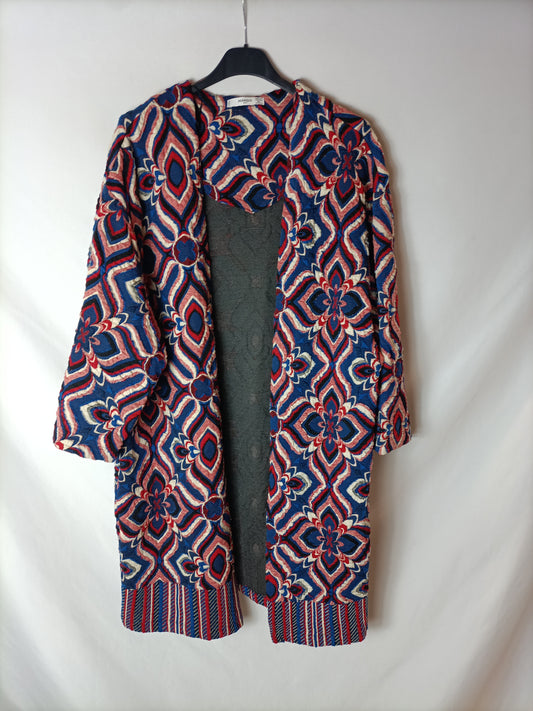 MANGO. Chaqueta estampada textura T.u(s/m)