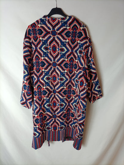 MANGO. Chaqueta estampada textura T.u(s/m)