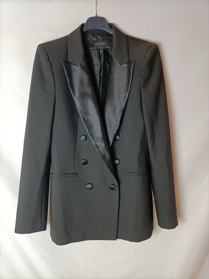 ZARA. Blazers negra  solapa T.M
