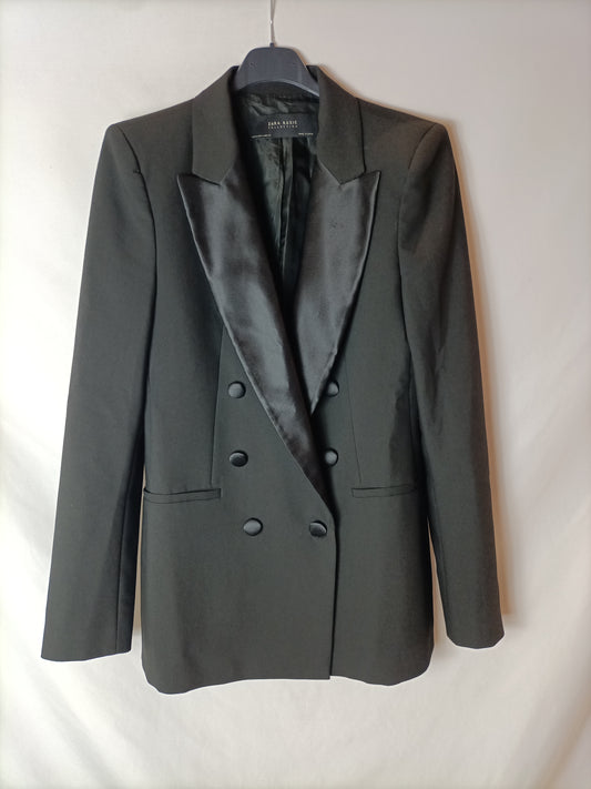 ZARA. Blazers negra  solapa T.M