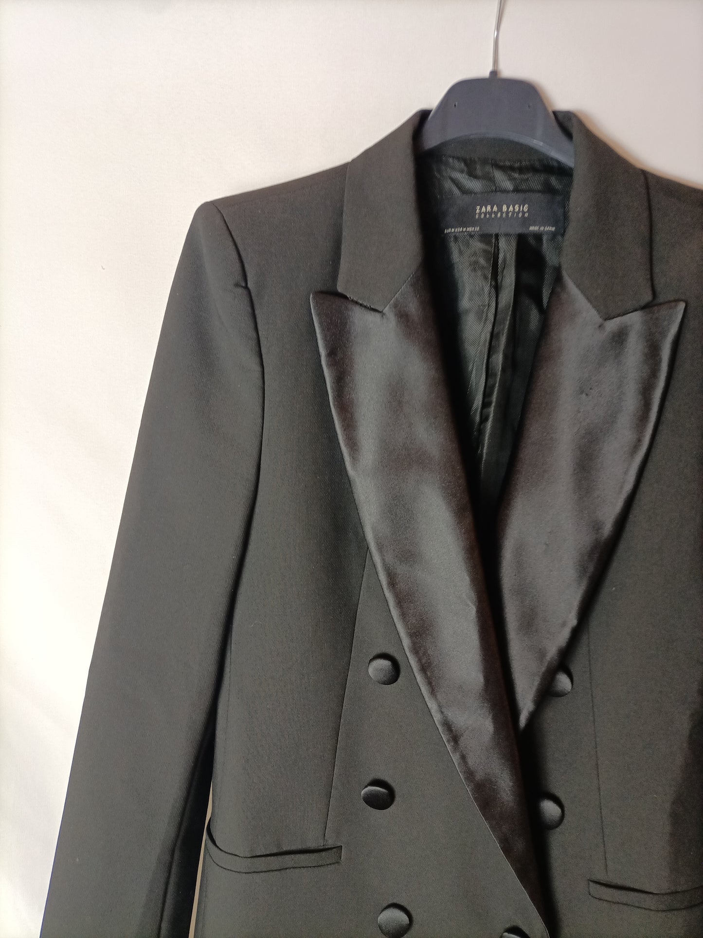 ZARA. Blazers negra  solapa T.M