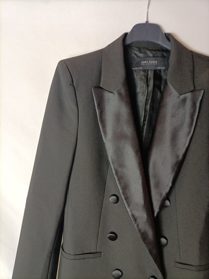 ZARA. Blazers negra  solapa T.M