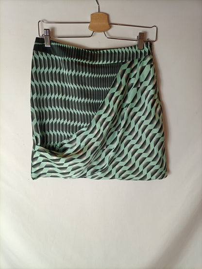 PINKO. Short skirt with asymmetrical design. Size 38