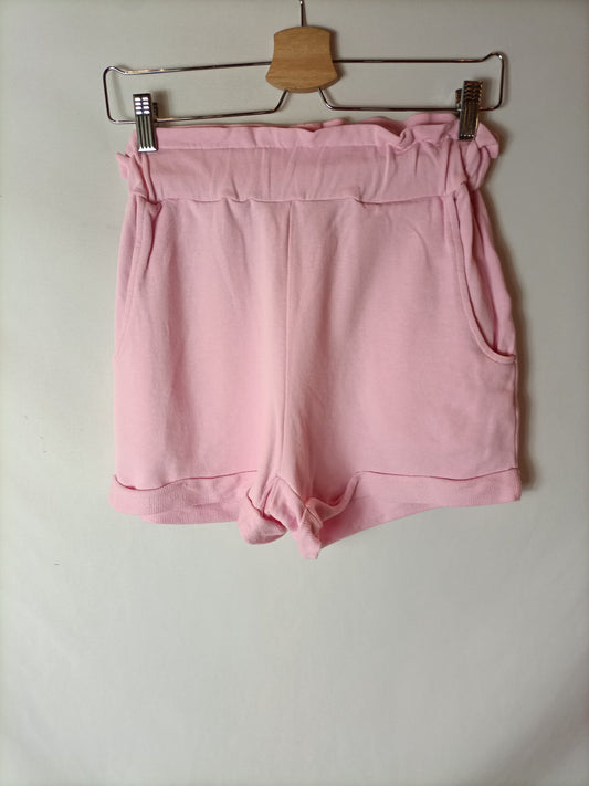 WILDREAMERS. Shorts felpa rosa claro. T XS