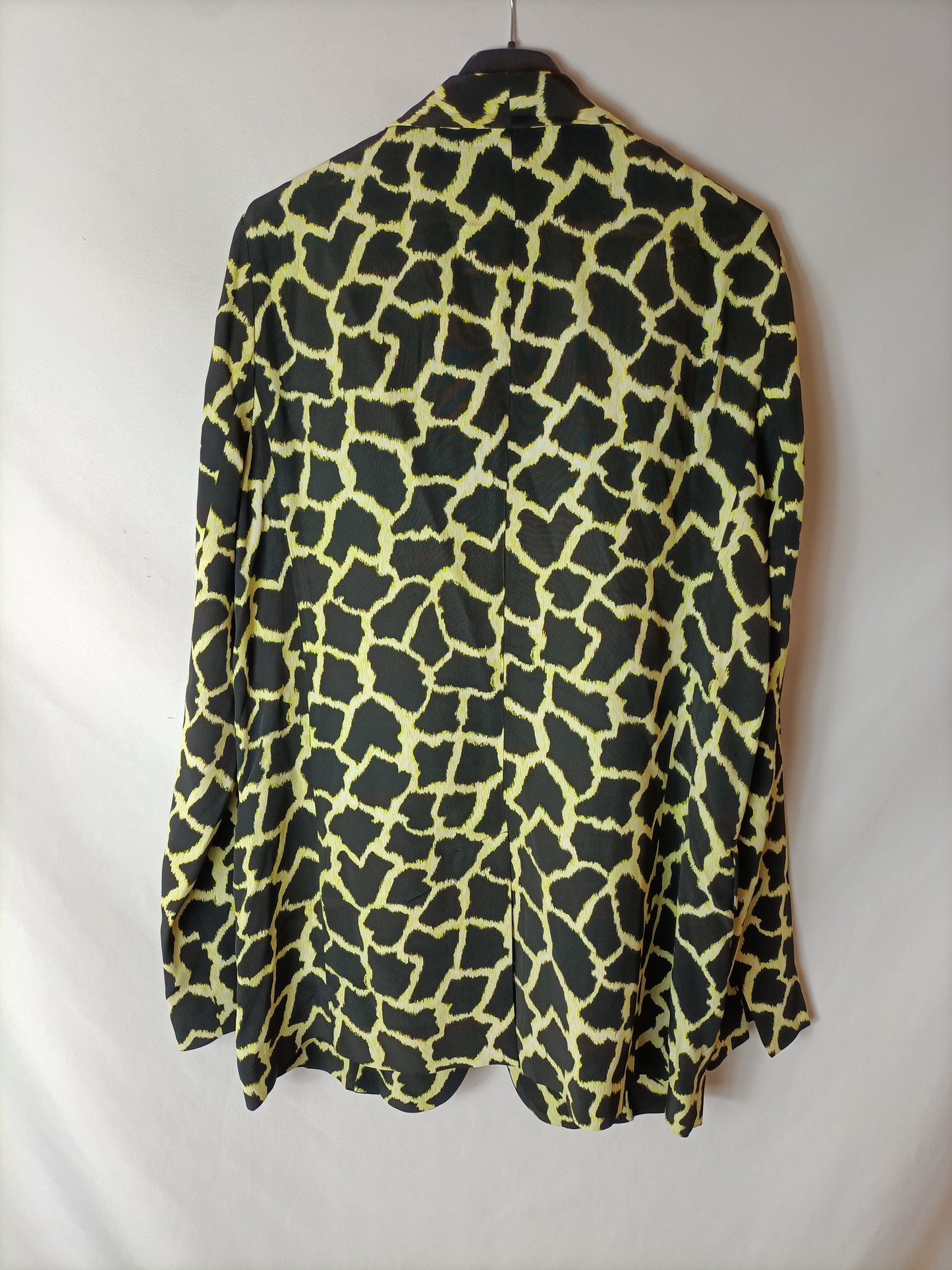 MSGM. Flowy black printed blazer. T 42 (40)