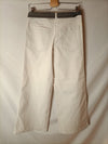 BA&SH. Pantalón blanco culotte. T 1 (36)