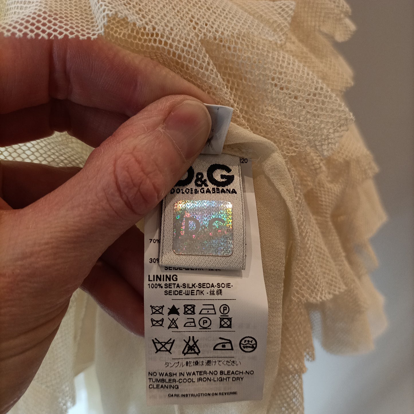 DOLCE&GABBANA. Falda corta tul