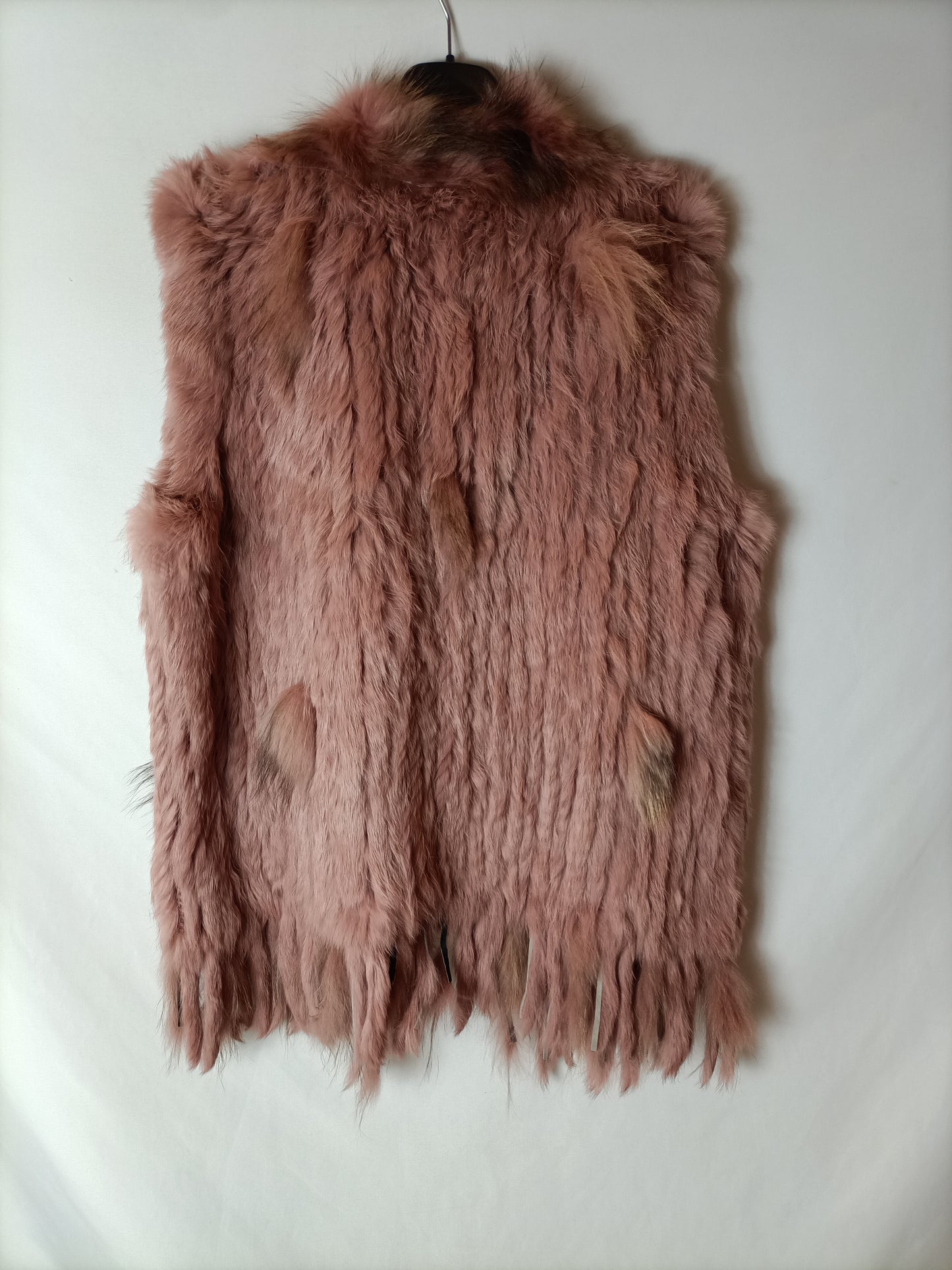 YU-YU. Chaleco pelo rosa. T M/L