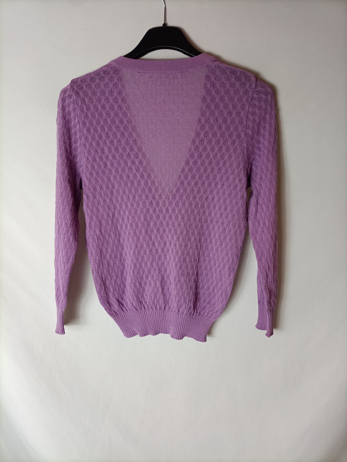 VICTORIO&amp;LUCCHINO. Mauve thread cardigan. Size 38