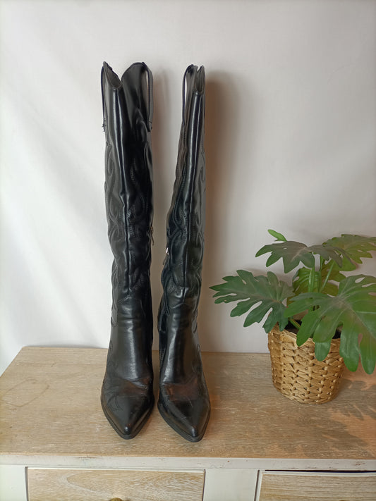 OTHERS. Tall cowboy boots. Size 38