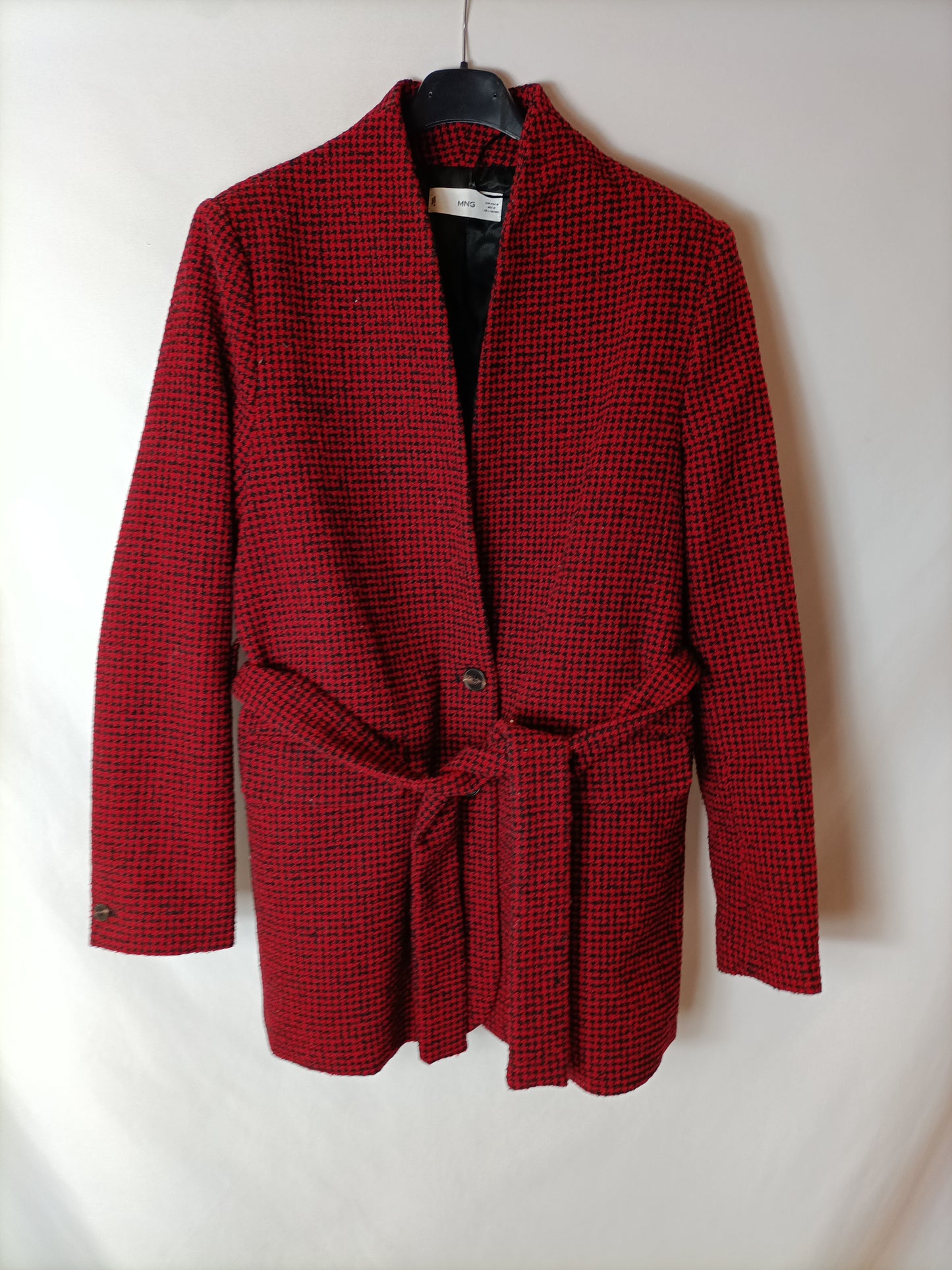 MANGO. Houndstooth Jacket Tm