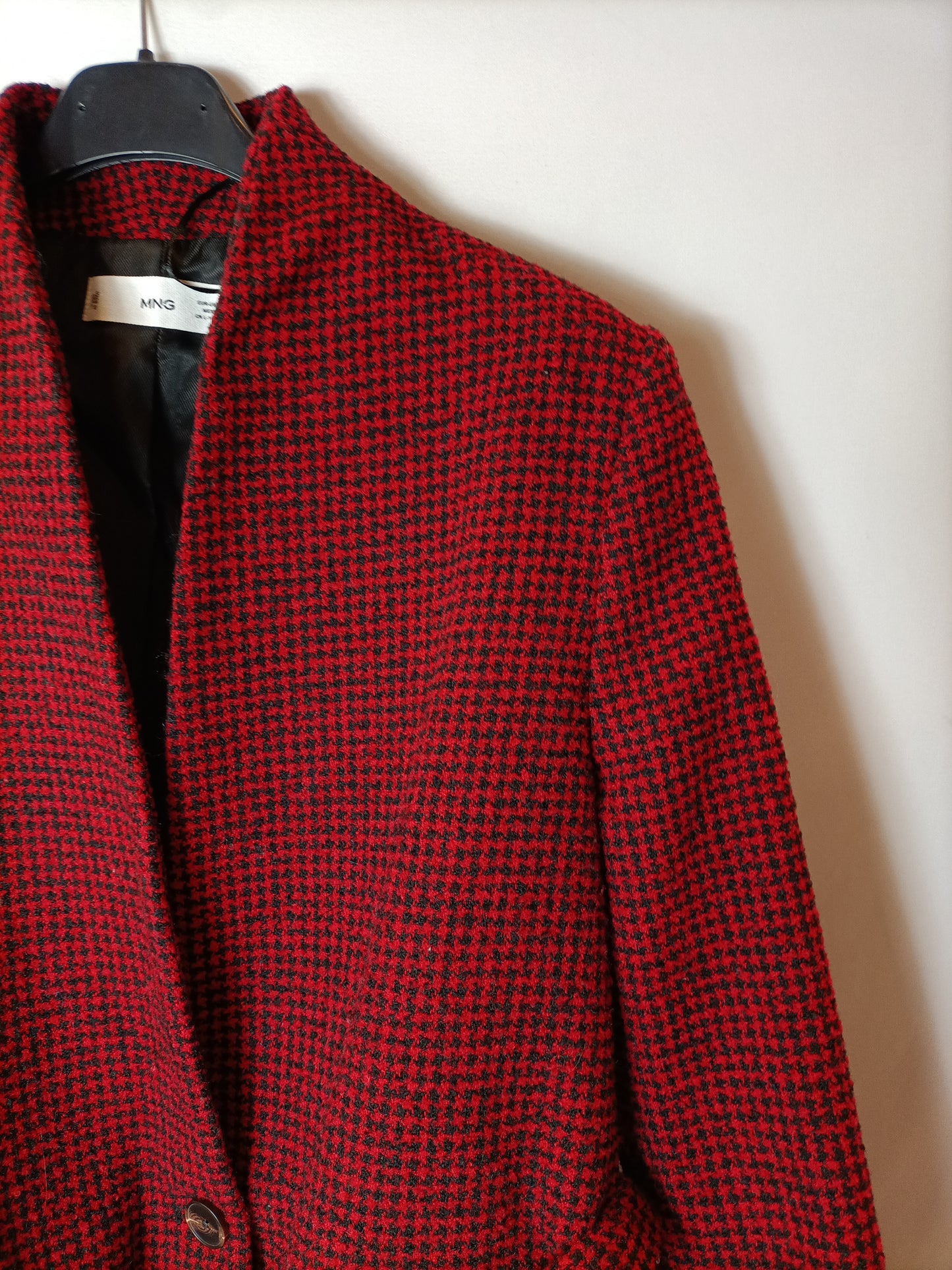 MANGO. Houndstooth Jacket Tm