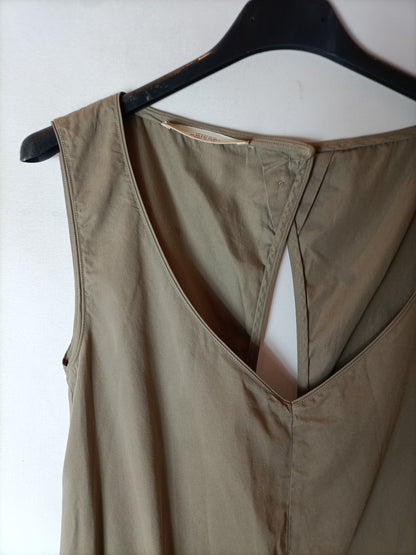 MAURO GRIFONI. Short green jumpsuit. T 38