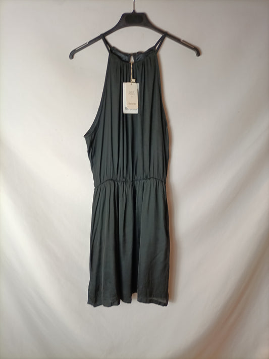 BERSHKA. Short black dress Tm