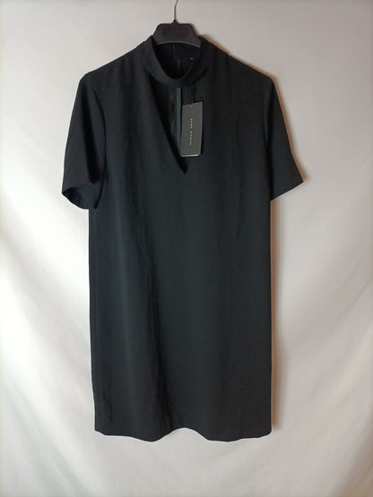 ZARA. Black shocker Ts dress