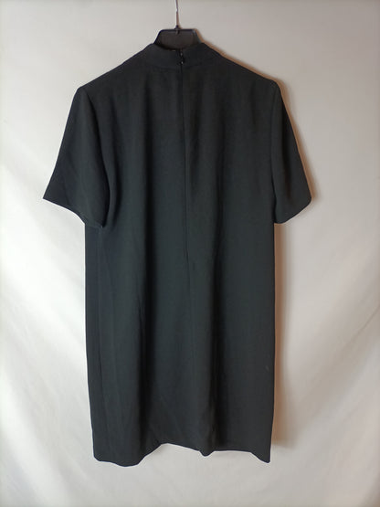 ZARA. Black shocker Ts dress