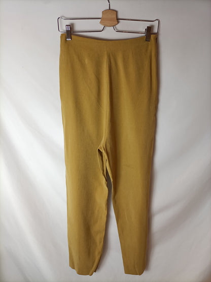 MANGO. Mustard crossover trousers Tm
