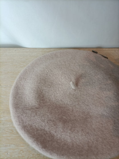 MANGO. Pink cloth beret