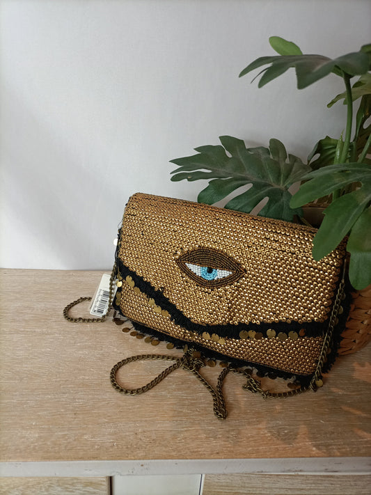 PARFOIS. Bolso lentejuelas ojo