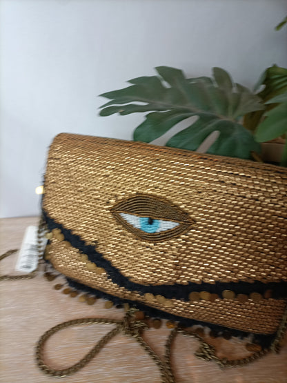 PARFOIS. Bolso lentejuelas ojo